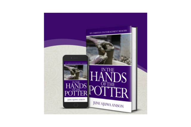Print and digital editions of In the Hands of the Potter by June Ajuwa Anison